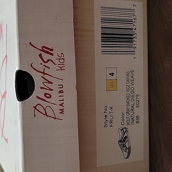 Blowfish Malibu Kids Size 4 - Picture 6 of 6